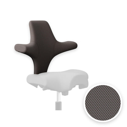 HÅG Capisco backrest cover in Steelcut Trio 3 Brown-grey STT276
