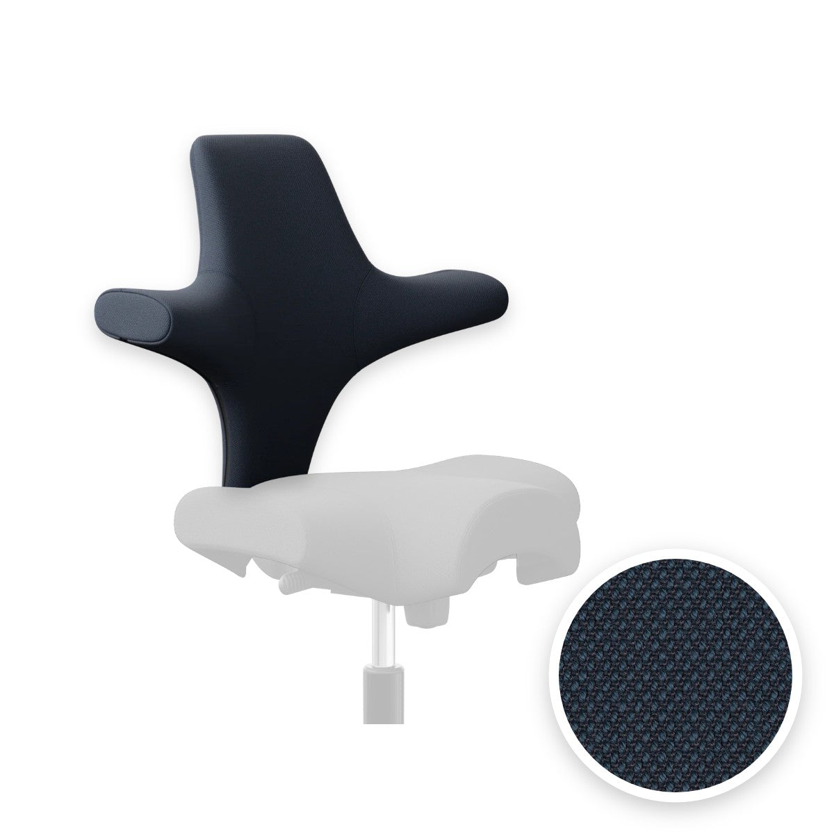 HÅG Capisco backrest cover in Steelcut Trio 3 Blue STT796