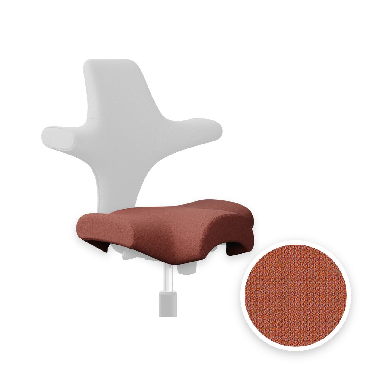 HÅG Capisco seat cover in Capture Coral CPT4301