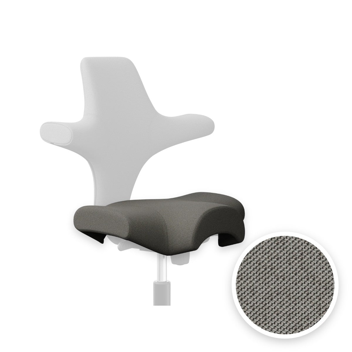 HÅG Capisco seat cover in Capture Warm grey CPT4401
