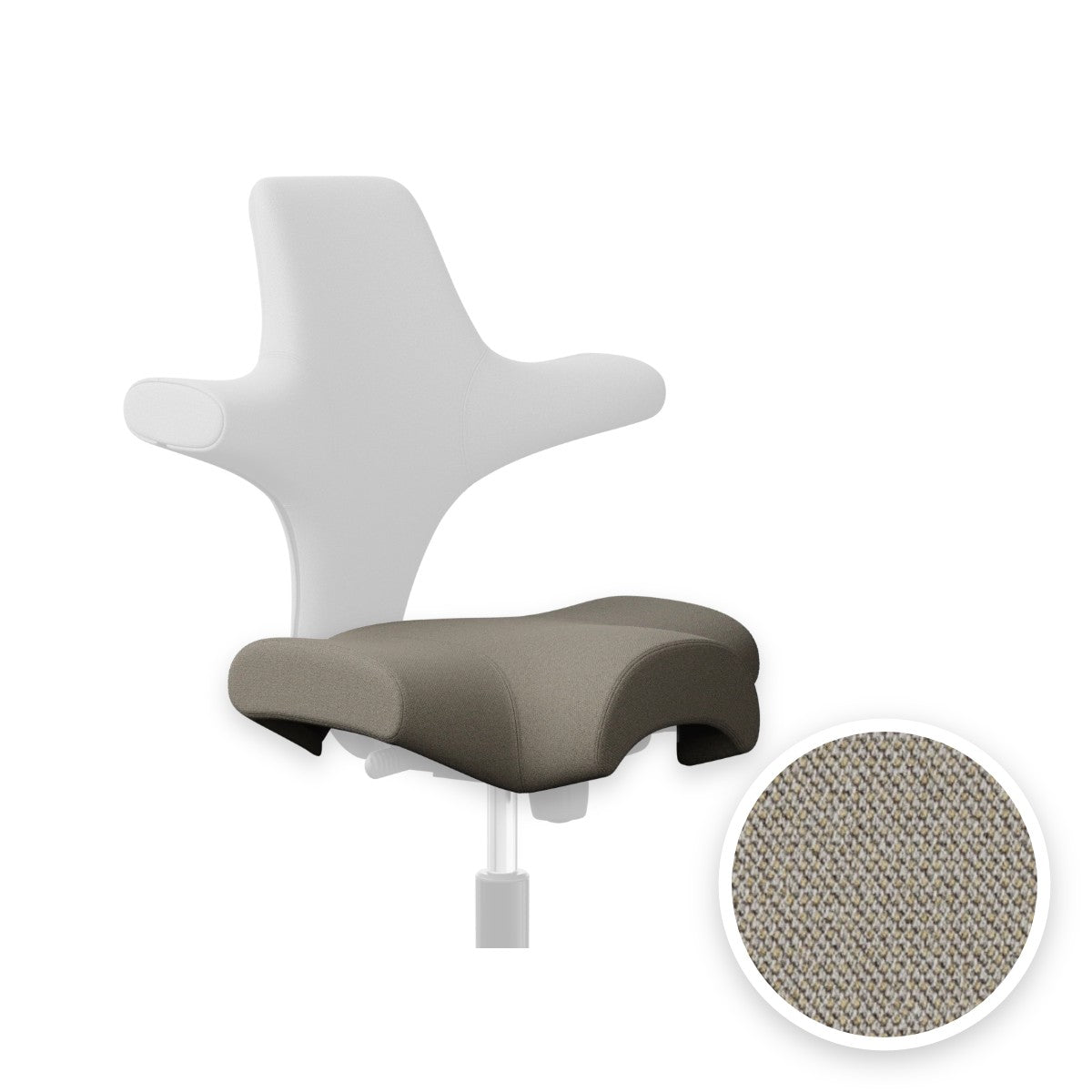 HÅG Capisco seat cover in Capture Light beige CPT5103