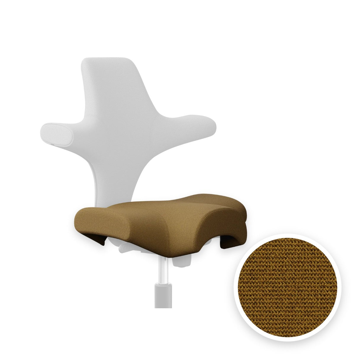 HÅG Capisco seat cover in Capture Ochre CPT6401