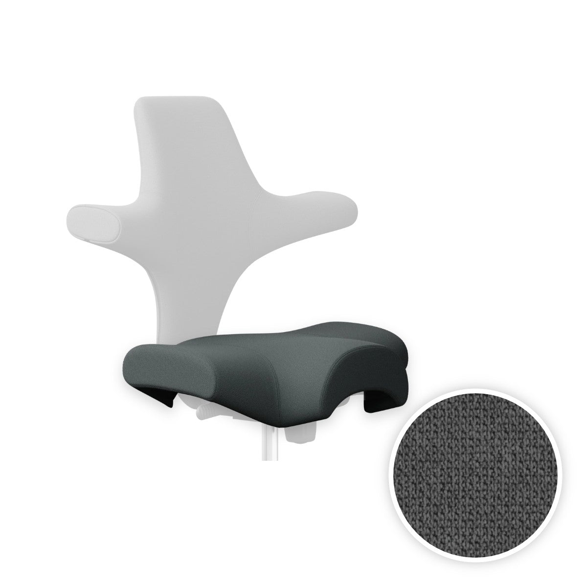 HÅG Capisco seat cover in Cura Grey CU60109