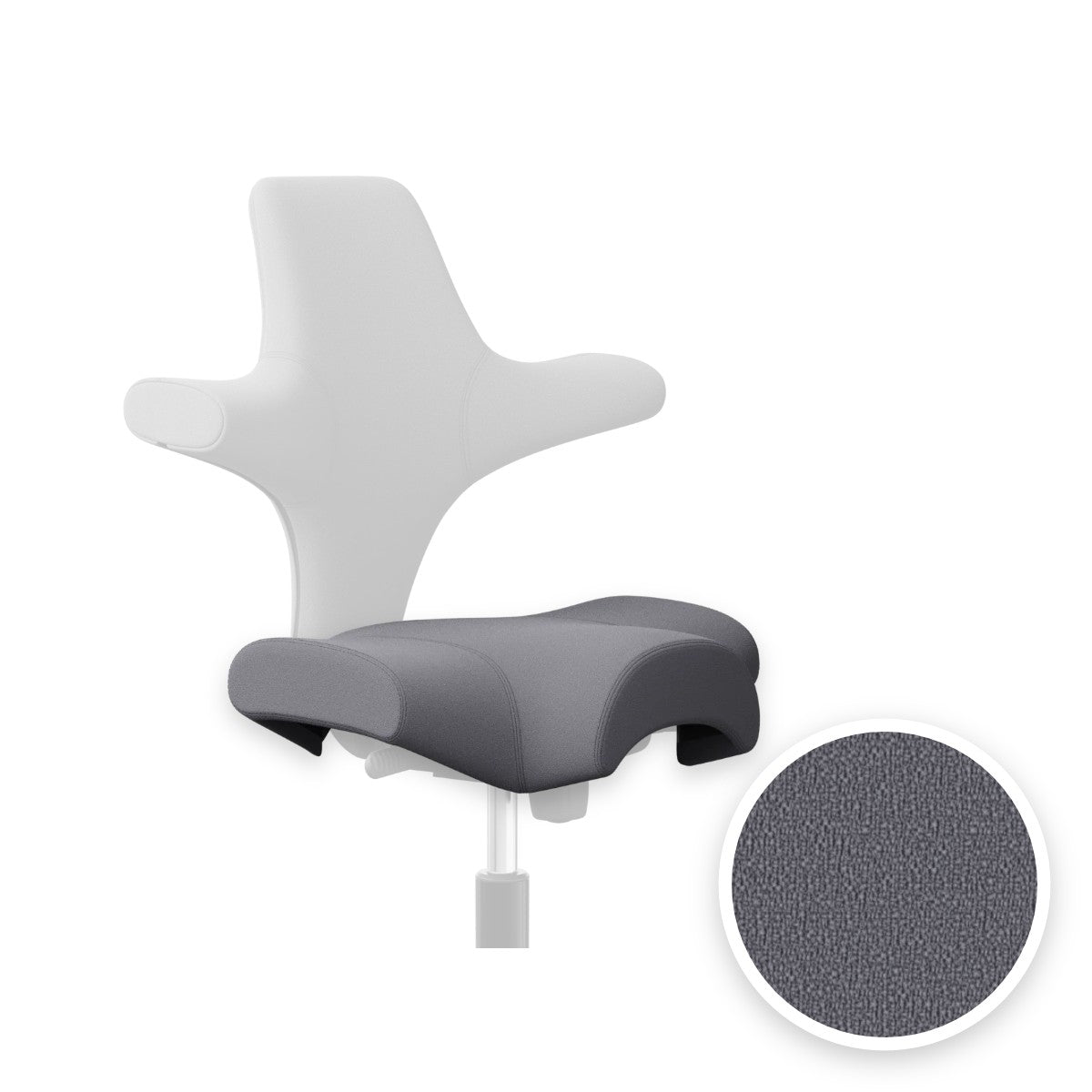 HÅG Capisco seat cover in Xtreme Grey EXR081