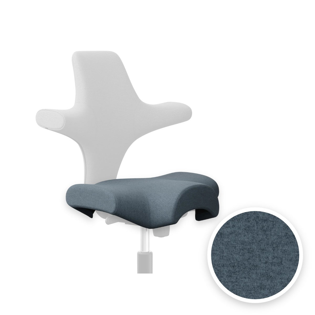 HÅG Capisco seat cover in Focus Melange Blue melange FCM60308