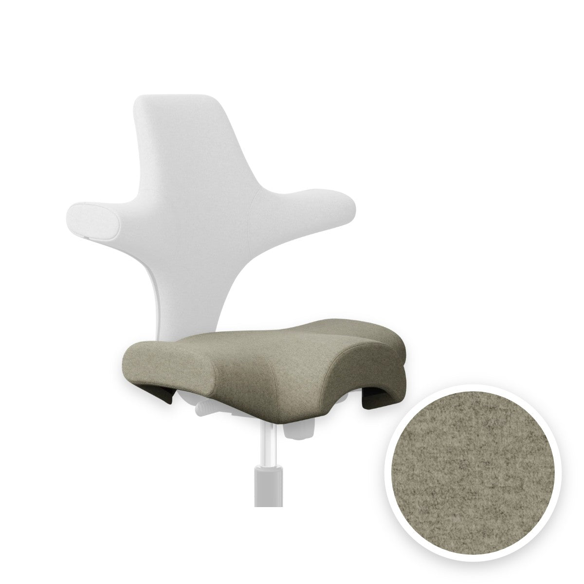 HÅG Capisco seat cover in Focus Melange Beige melange FCM61240