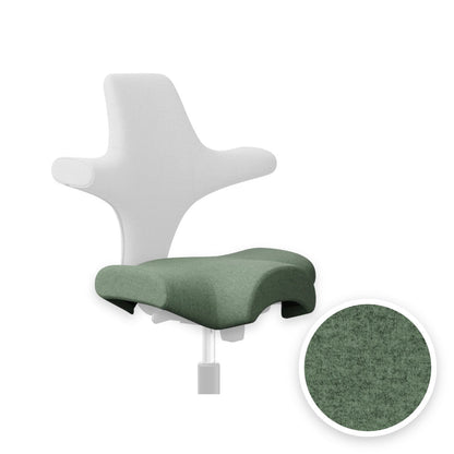 HÅG Capisco seat cover in Focus Melange Green melange FCM68247