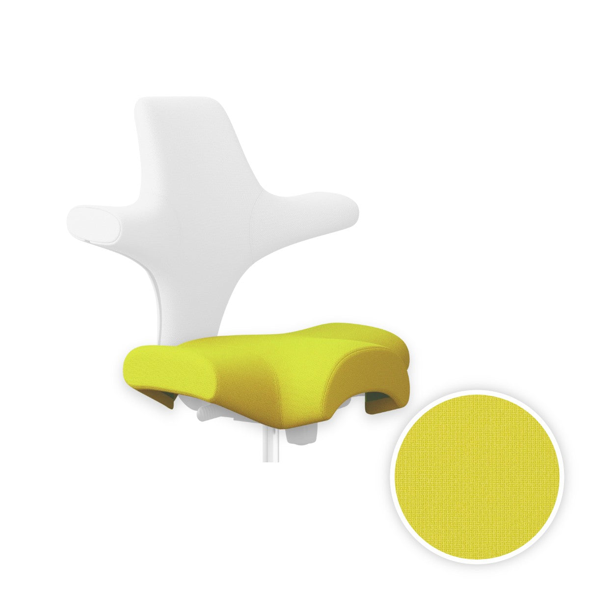 HÅG Capisco seat cover in Fame Yellow FM62067