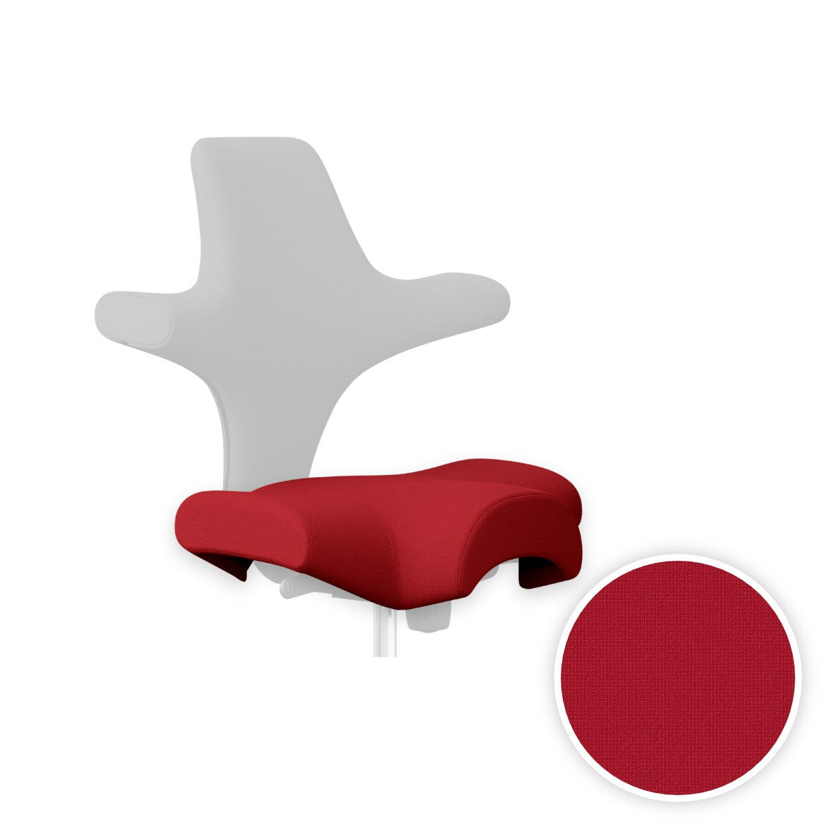 HÅG Capisco seat cover in Fame Red FM64089