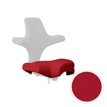 HÅG Capisco seat cover in Fame Red FM64089