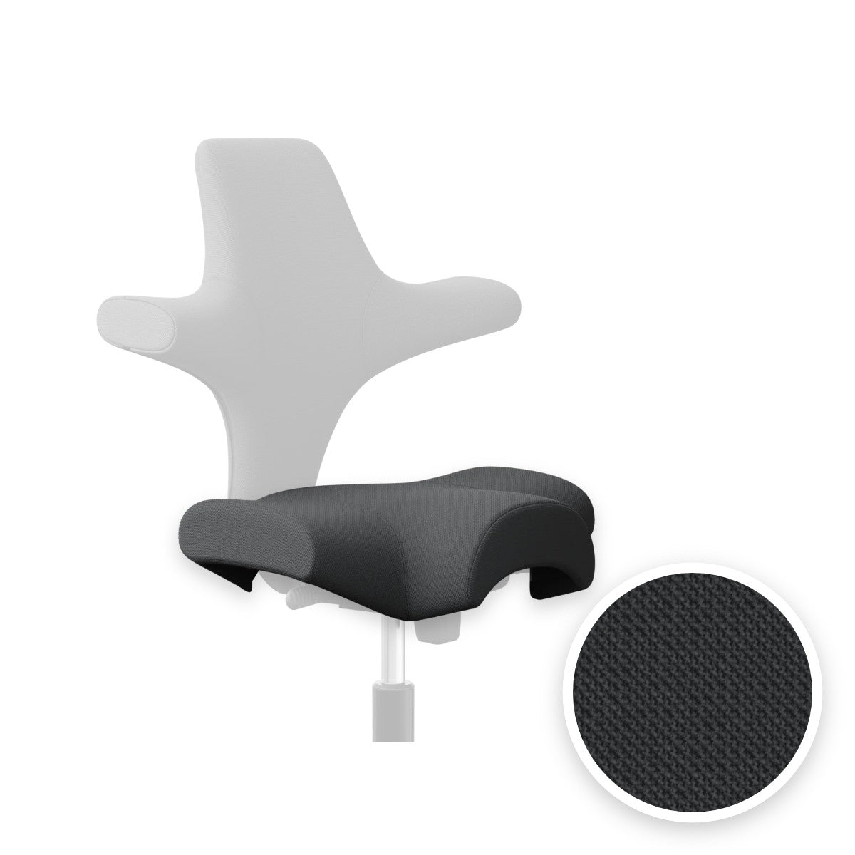HÅG Capisco seat cover in Select Dark grey SC60134