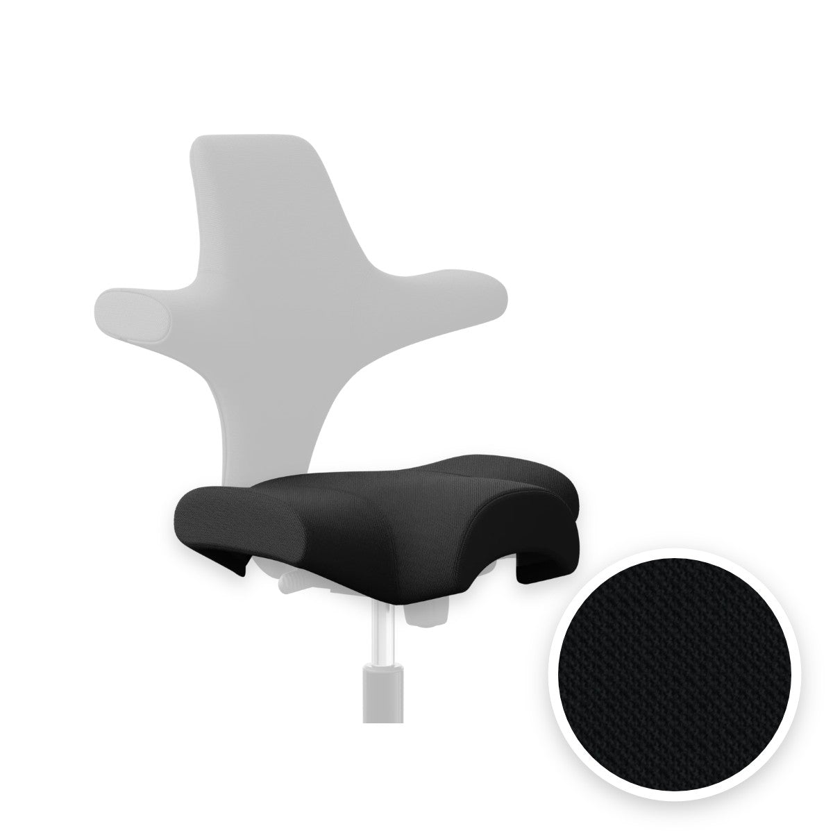 HÅG Capisco seat cover in Select Black SC60999