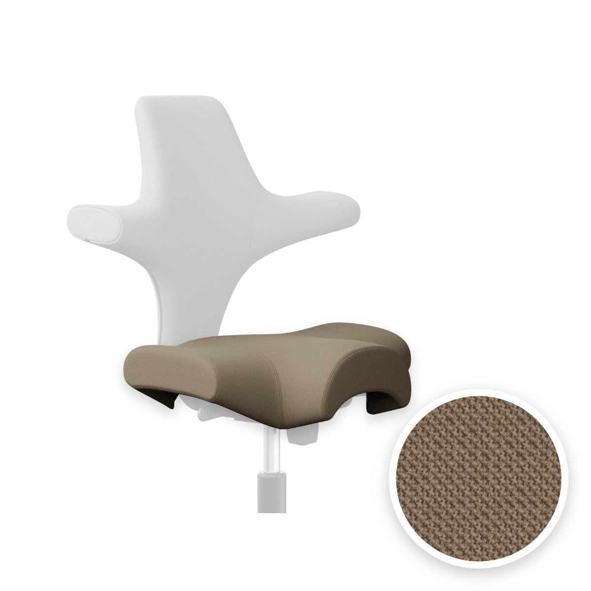HÅG Capisco seat cover in Select Light brown SC61184