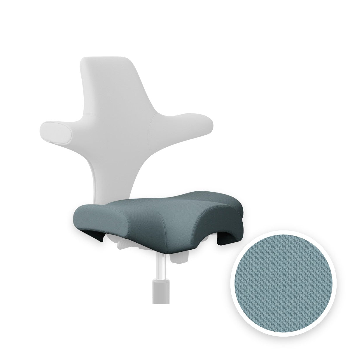 HÅG Capisco seat cover in Select Glacier blue SC67098