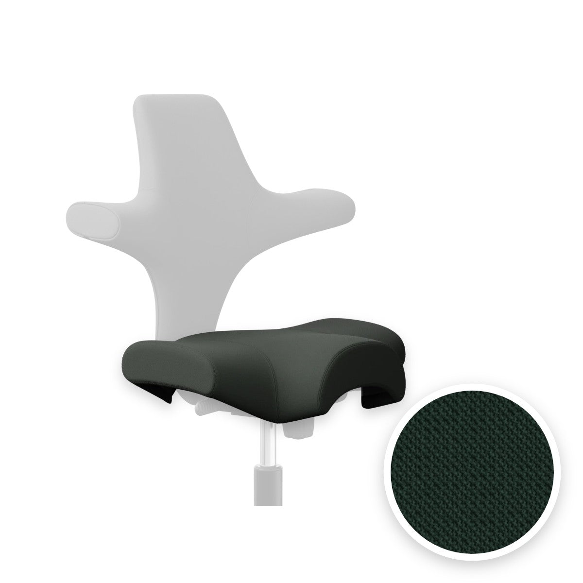 HÅG Capisco seat cover in Select Dark green SC68209