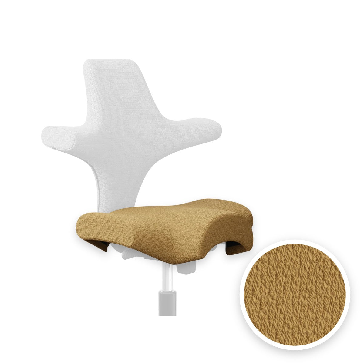 HÅG Capisco seat cover in Sirdal Ochre SRD320