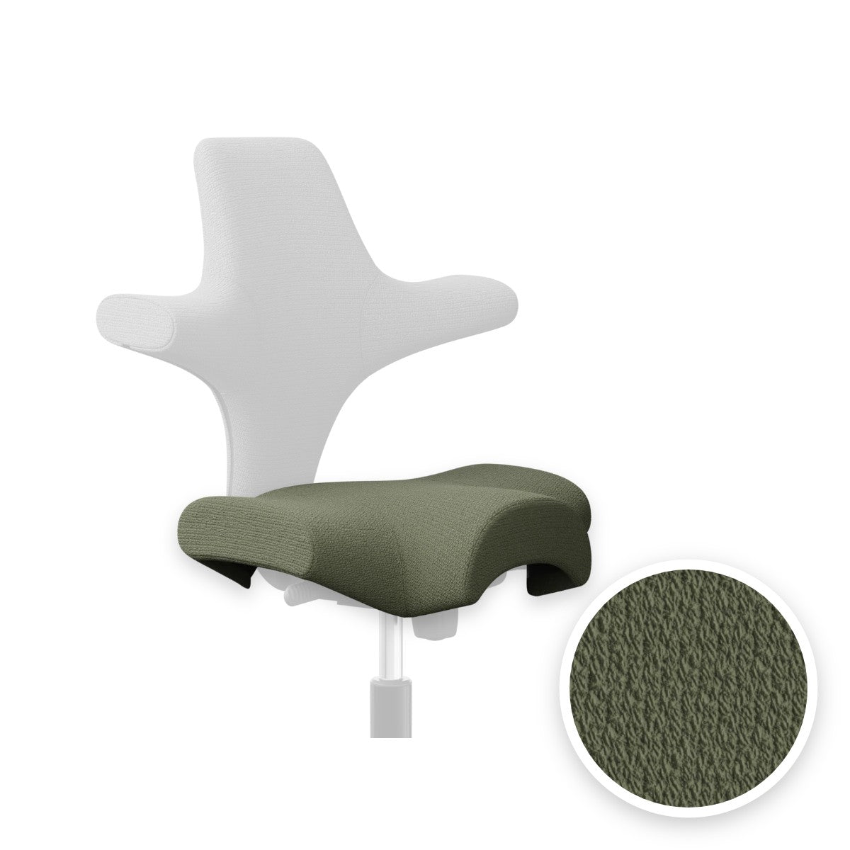 HÅG Capisco seat cover in Sirdal Green SRD960