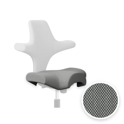 HÅG Capisco seat cover in Steelcut Trio 3 Light grey STT133