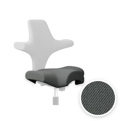 HÅG Capisco seat cover in Steelcut Trio 3 Grey STT153