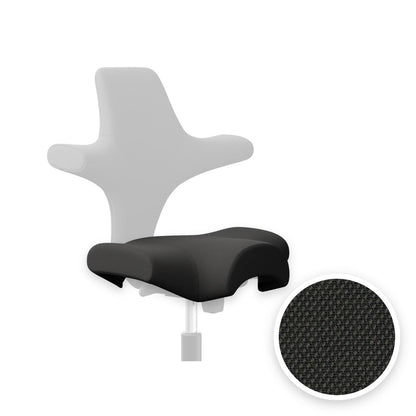HÅG Capisco seat cover in Steelcut Trio 3 Charcoal STT383