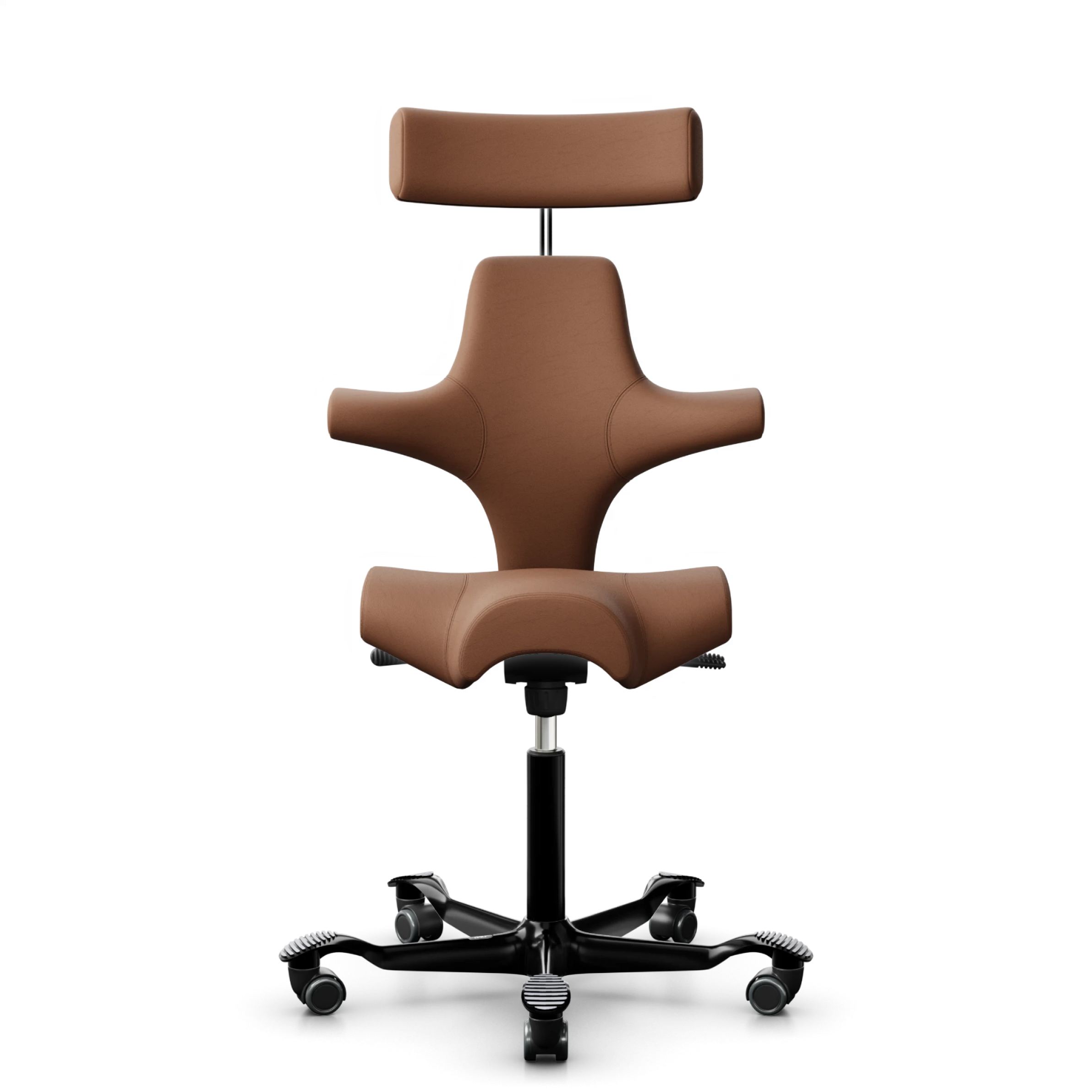 hag capisco 8107 leather ergonomic office chair on a white background