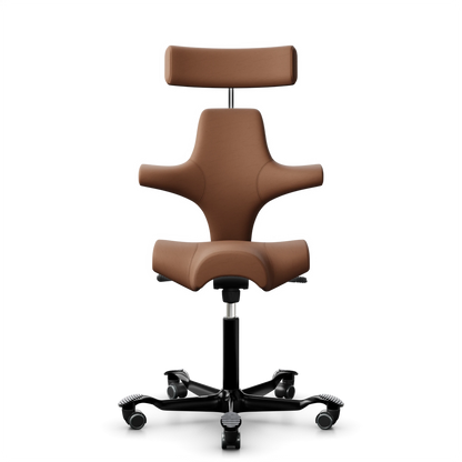 HÅG Capisco 8107 ergonomic saddle office chair with headrest